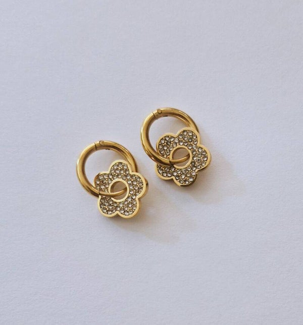 Boucles d'oreilles Fleur
