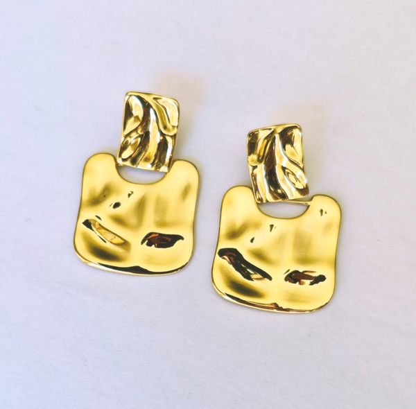 Boucles d'oreilles Martelées
