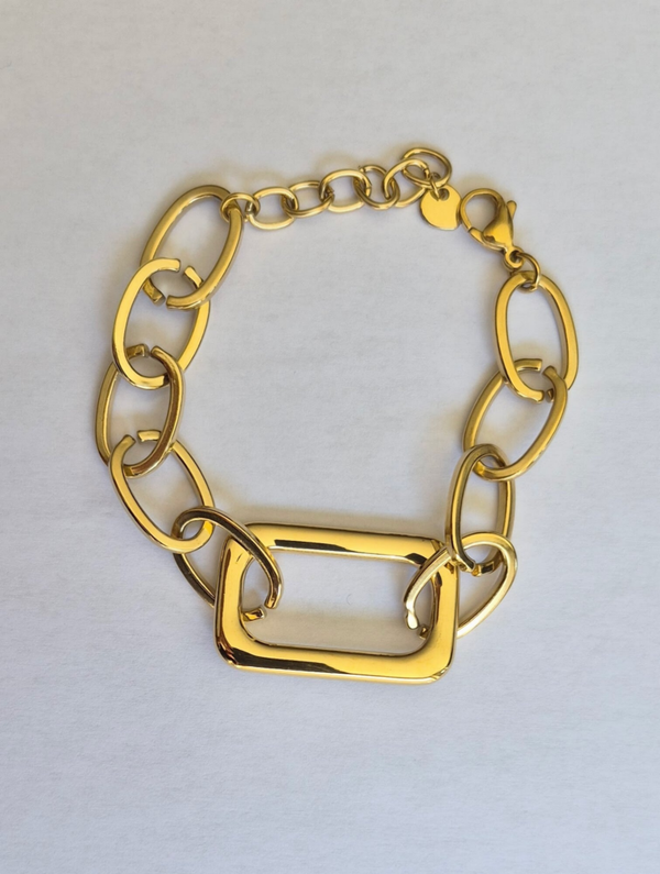 Bracelet Maillon Rectangle