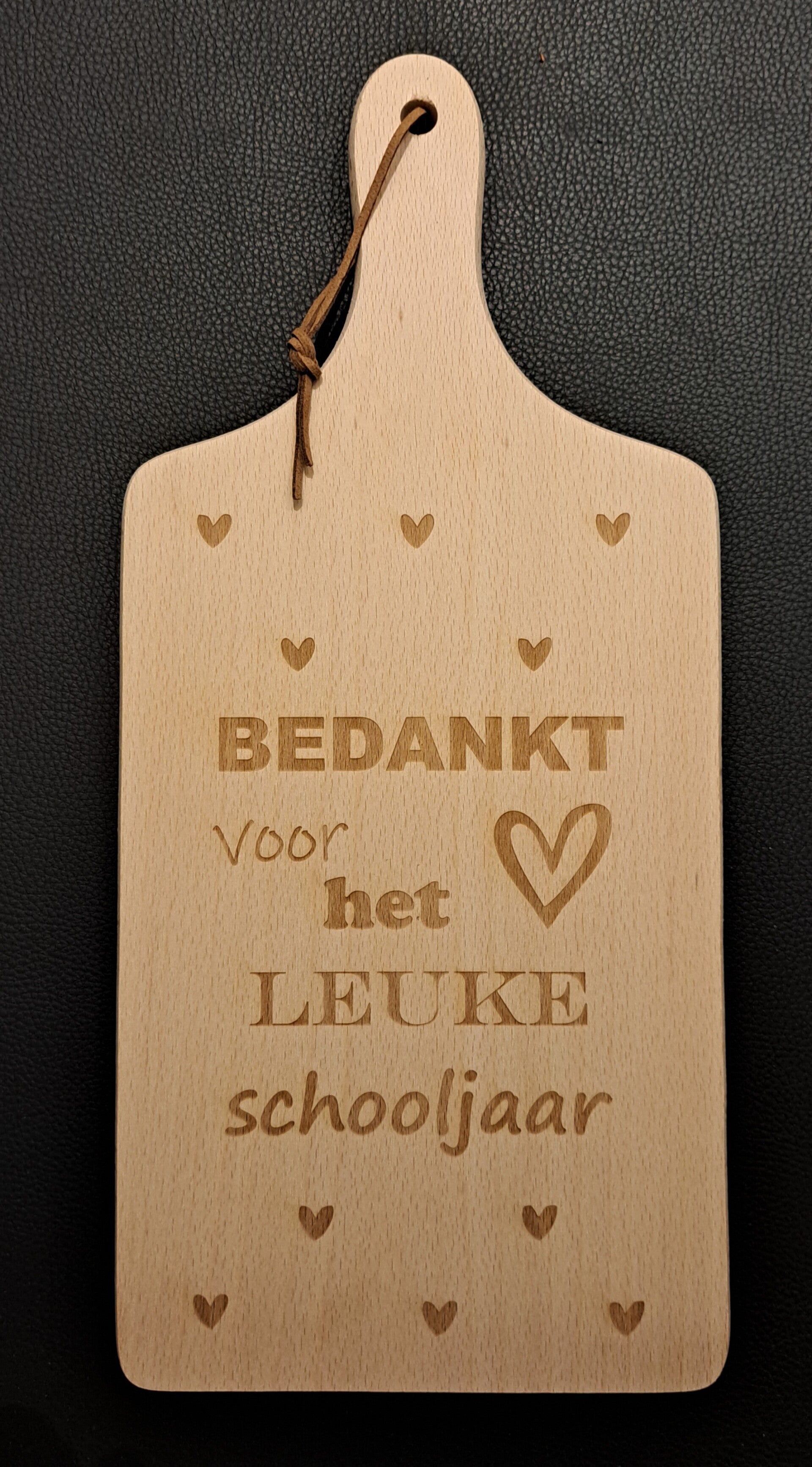 Borrelplank bedankt voor het leuke schooljaar