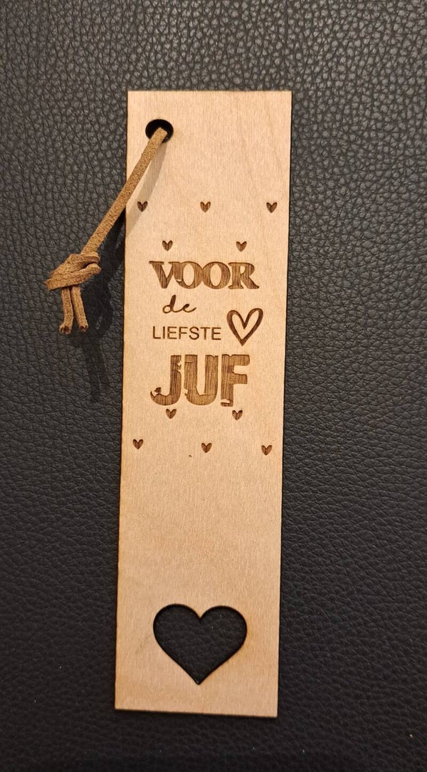 Boekenlegger Liefste JUF
