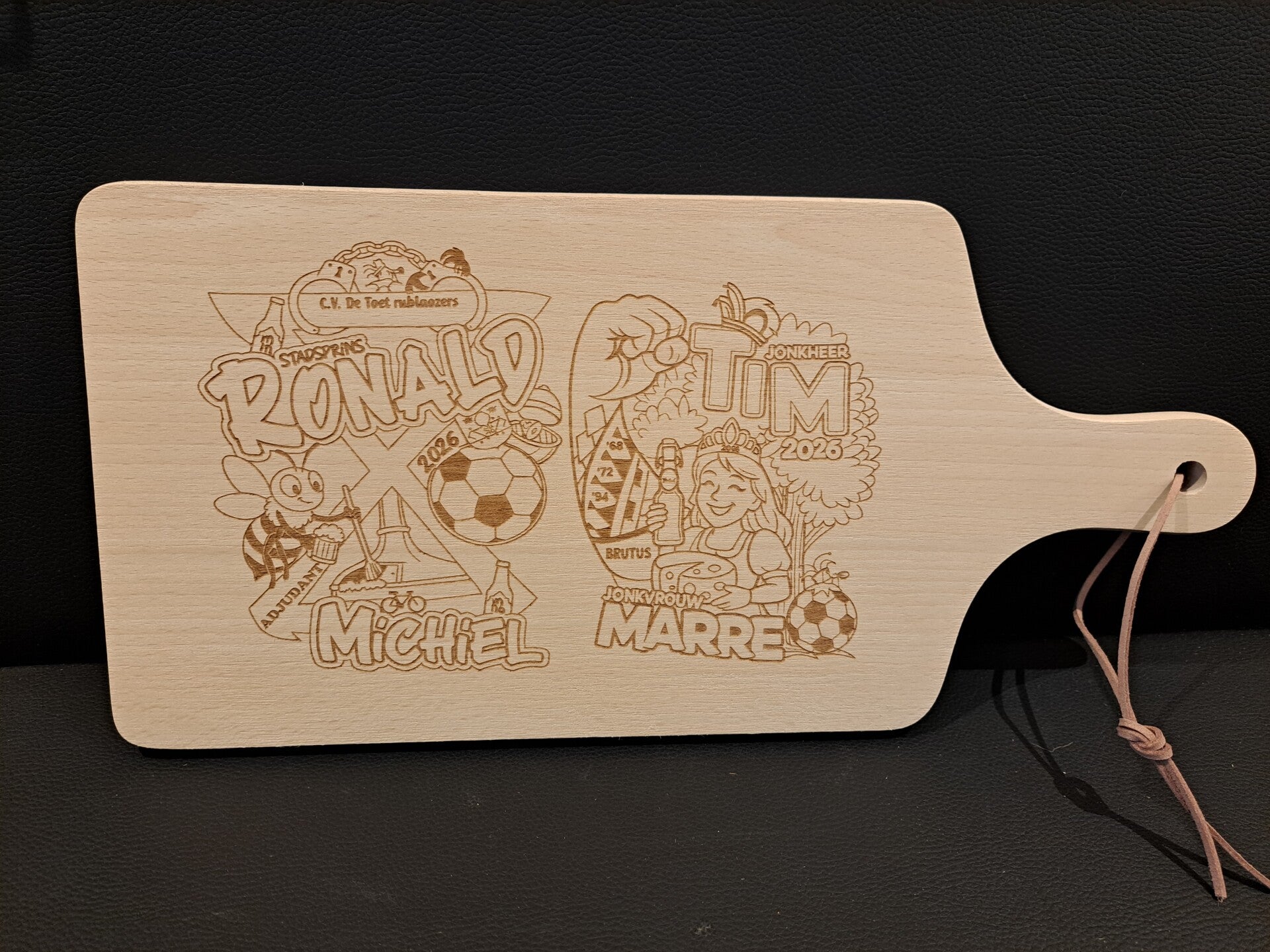 Beukenhout borrelplank 39cm