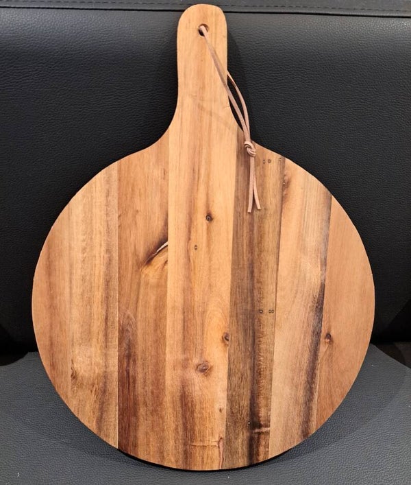 Borrelplank rond acaciahout 30cm diameter