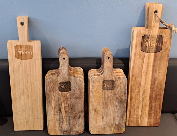 Gegraveerde borrelplanken