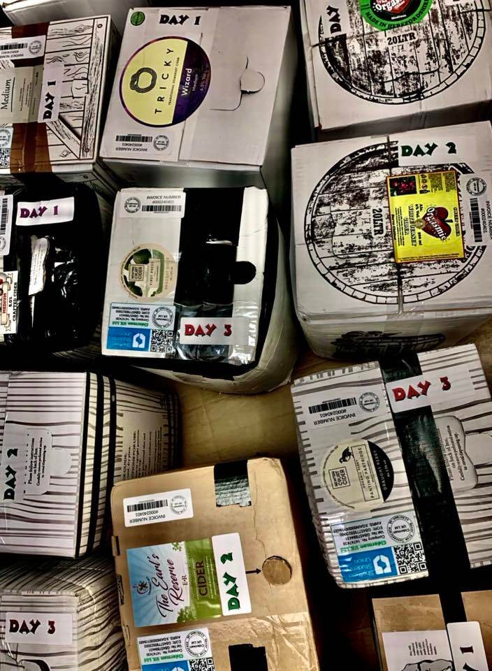 Part of a festival order for the University of Sheffield