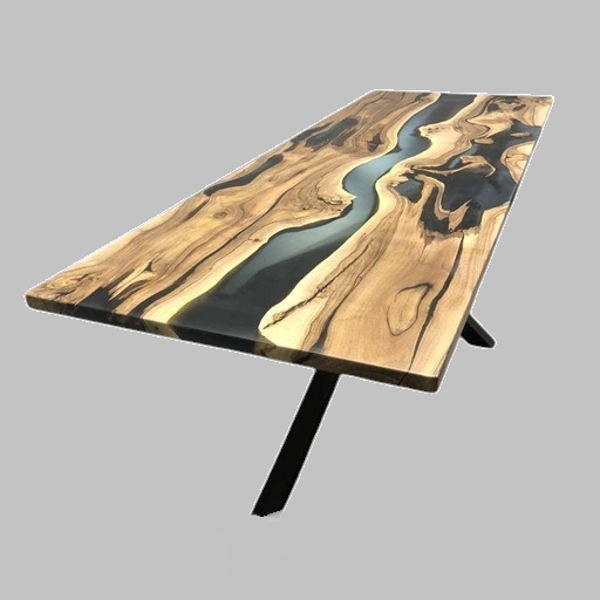 table salle a manger 2000x850mn résine (personnalisation couleur)