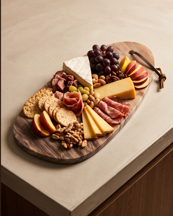 Marmeren tapasplank ovaal