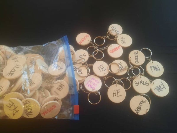 Wooden Keyring