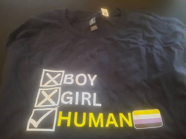 Boy/girl/human tee