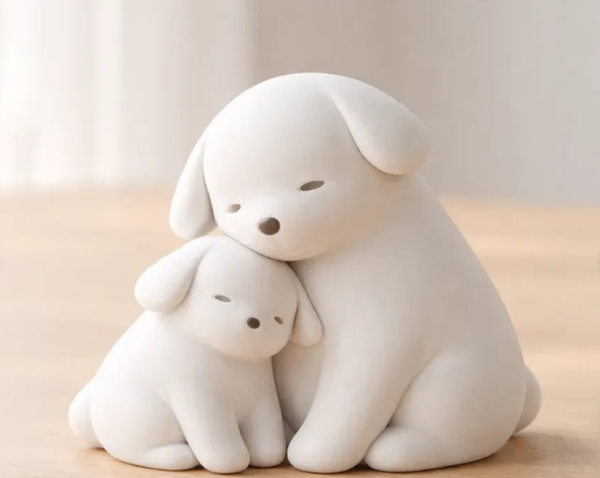 Hondje met Puppy