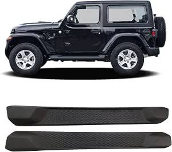 Running Boards Drop Side Steps Bars for 2018-2024 Jeep Wrangler JL 2 Door