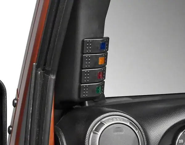 A- Pillar Switch Panel for Jeep Wrangler JK