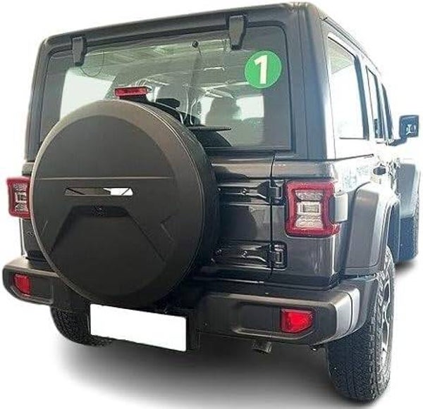Plastic Hard Shell Spare Tire Cover for Jeep Wrangler JK/JL 2007-2025