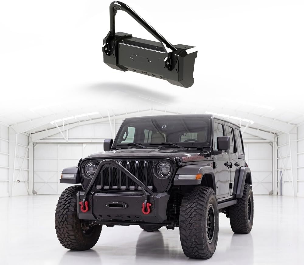 Off Road Front Bumper compatible with Jeep Wrangler JL 2018-2023