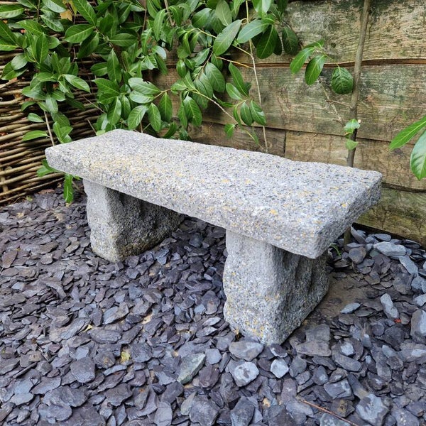 Aged Traditional Garden Bench