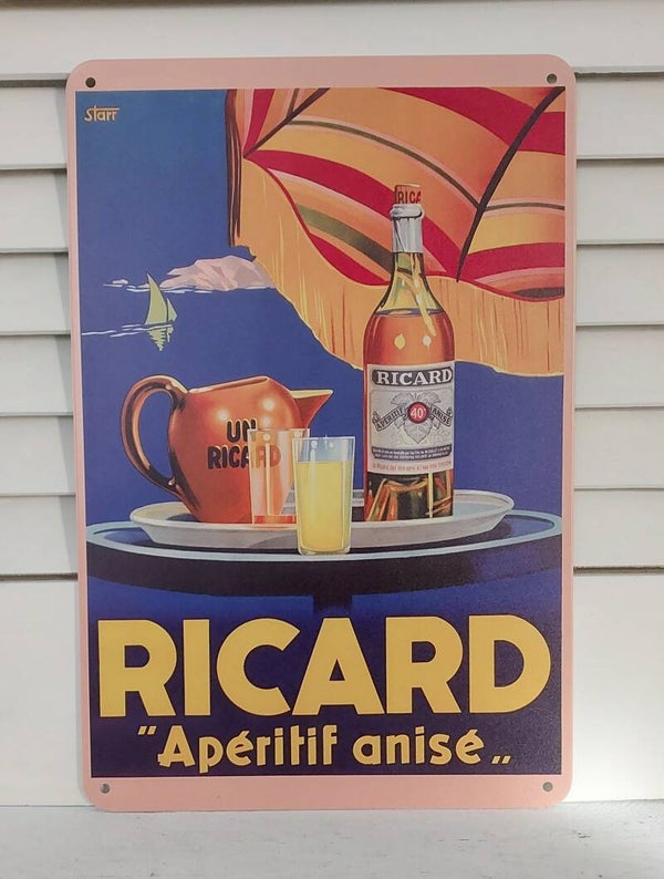 RICARD nostalgisch reclamebord