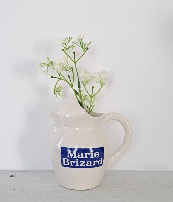 MARIE BRIZARD kleine witte aardewerk kan [18126]