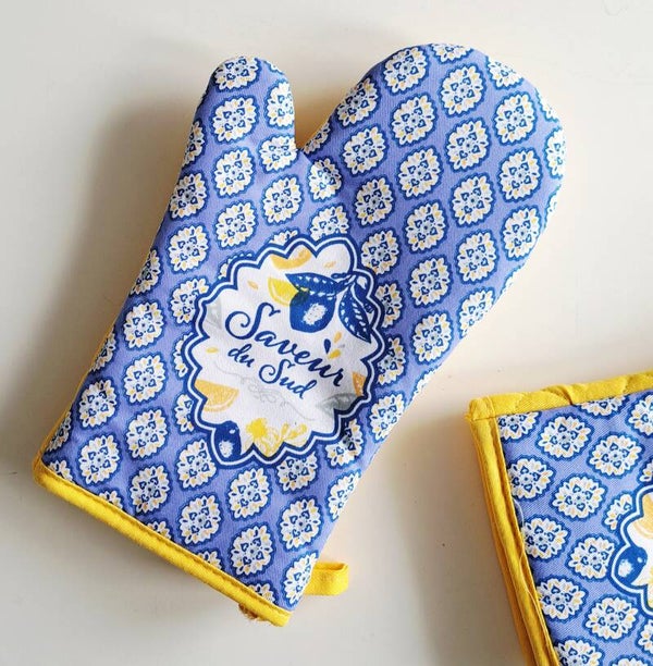 Ovenhandschoen Provence💙💜💛