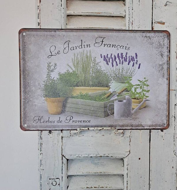 Herbes de Provence nostalgisch bordje