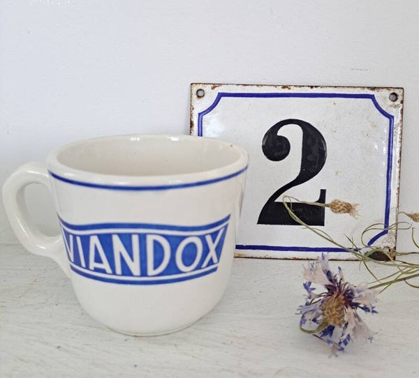 Viandox kopje blauw/wit  1  [20425]