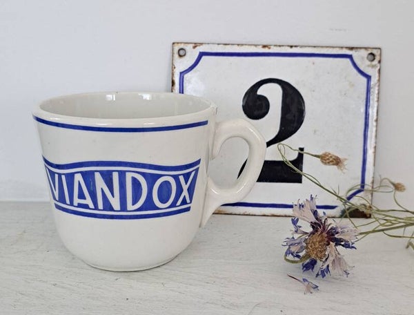 Viandox kopje blauw/wit 2  [20425]