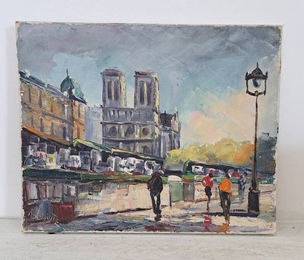 Mooi schilderijtje Parijs, Notre Dame van René Lorotte  [27921]