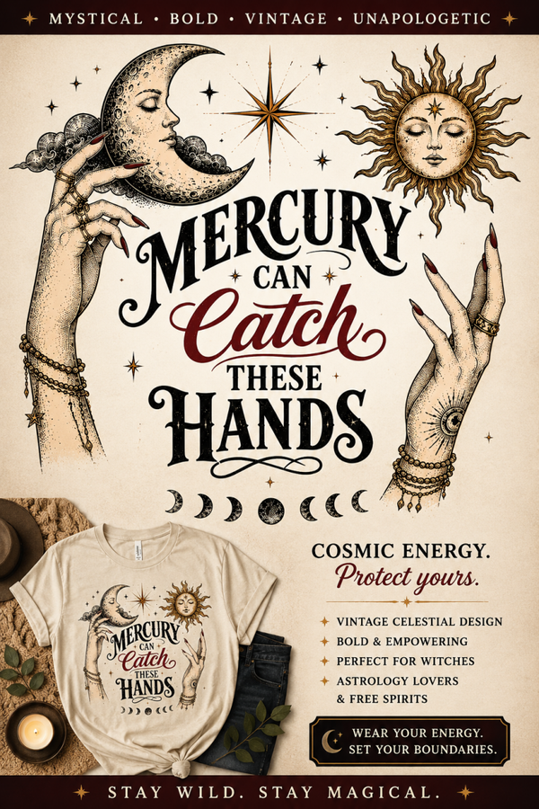 Mercury Can Catch These Hands |  Funny Graphic Tee