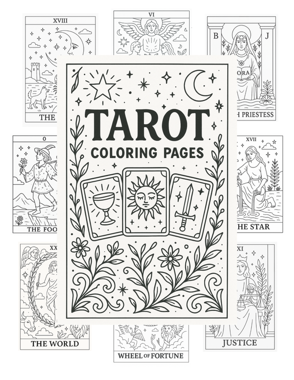 Tarot Coloring Pages