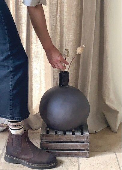 Vase XL schwarz