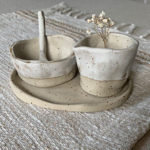 Set Kanne mit Schälchen