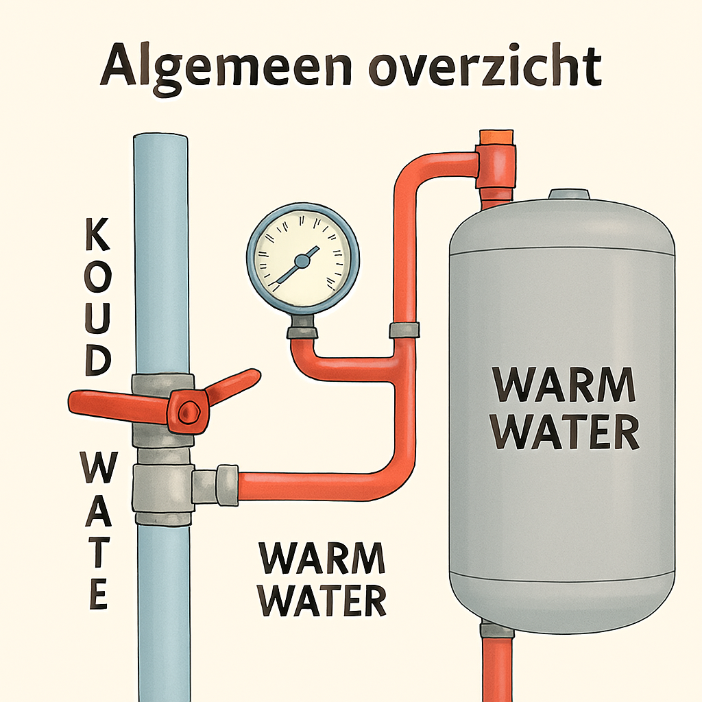 Tapwaterinstallatie tekeningen