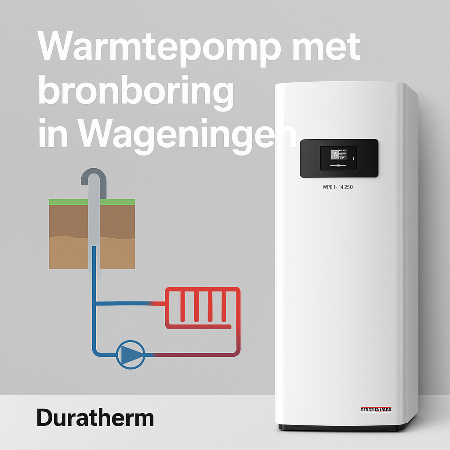 Projectreferentie Warmtepomp met bronboring - Wageningen warmteverliesberekening duurzaam