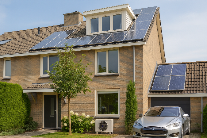 Referentie project Hoekwoning te Oegstgeest warmteverliesberekening