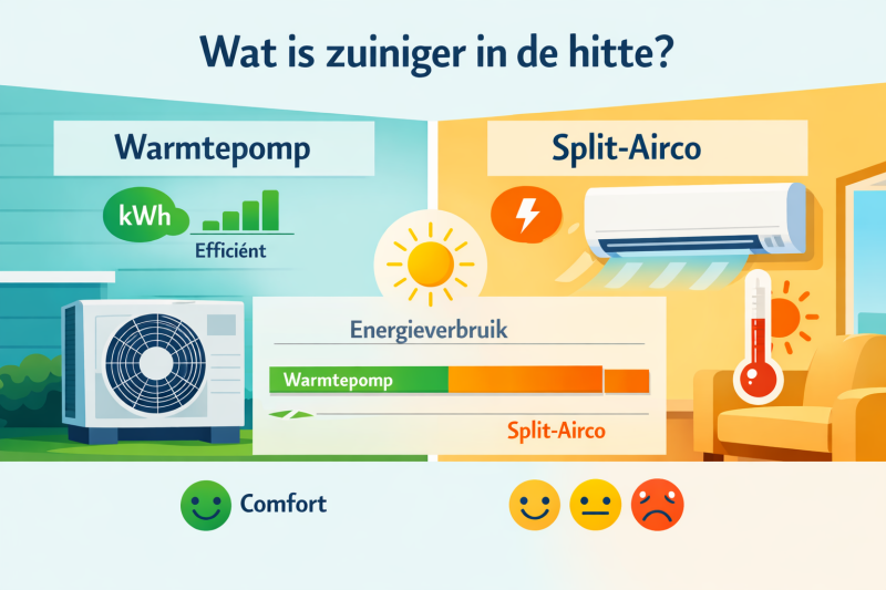 warmtepomp vs split‑airco