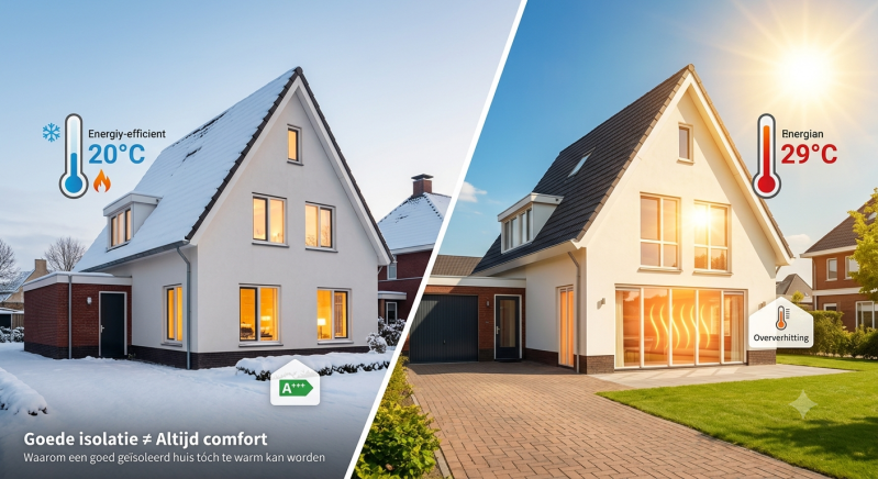 Waarom een goed geïsoleerde woning tóch een sauna kan worden in de zomer