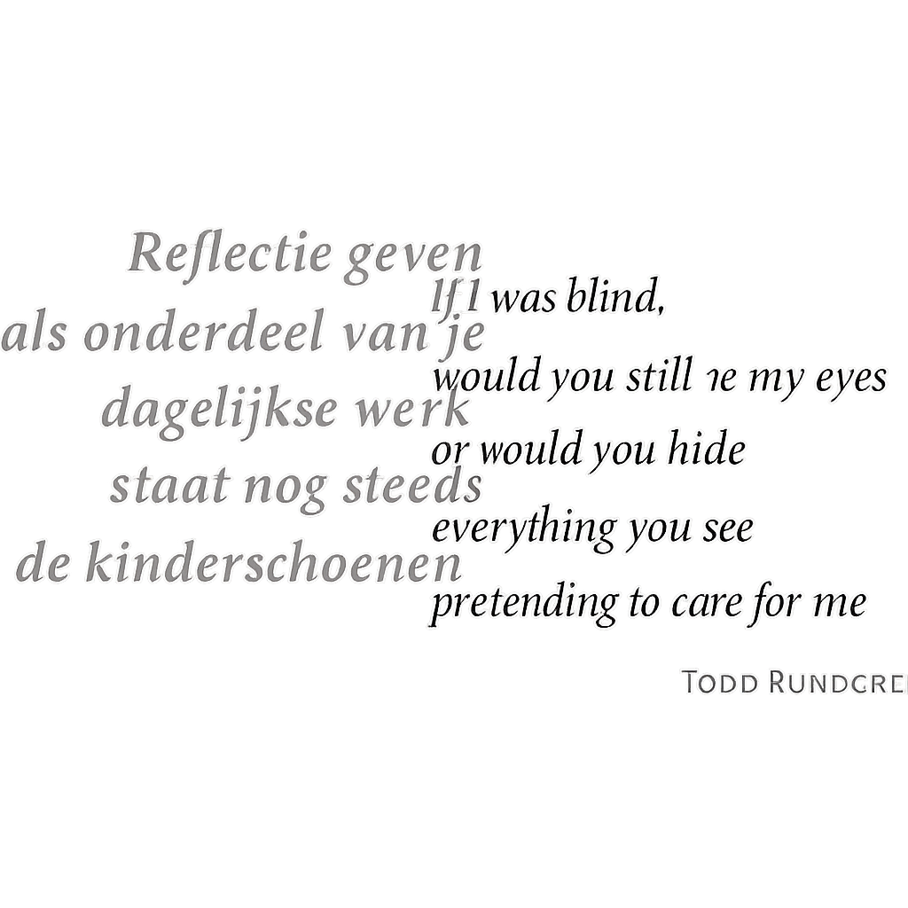 reflectie bij gespreksvoering