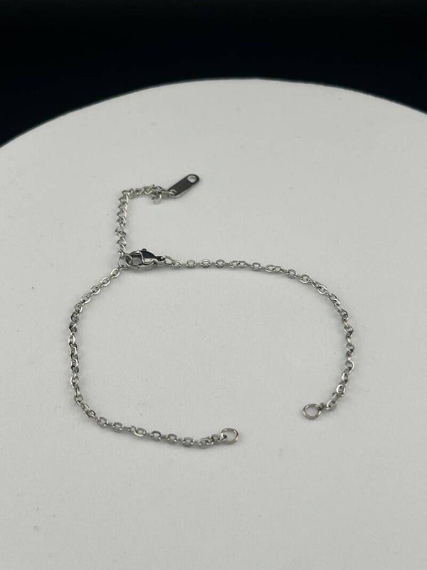 RVS armband zilverkleurig