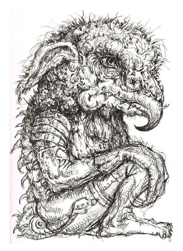 Cyborg 1 (Originalzeichnung)