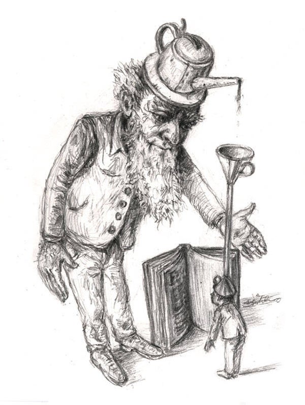 Pass auf (Originalzeichnung)