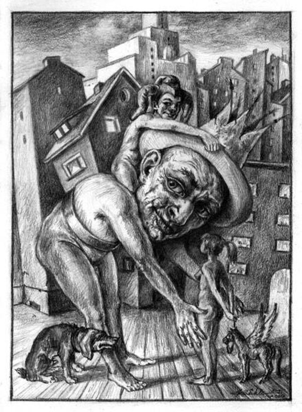 Hausträger (Originalzeichnung)