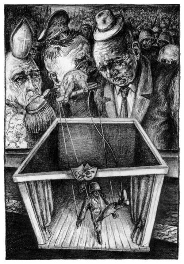 Puppenspieler (hochwertige Reproduktion)