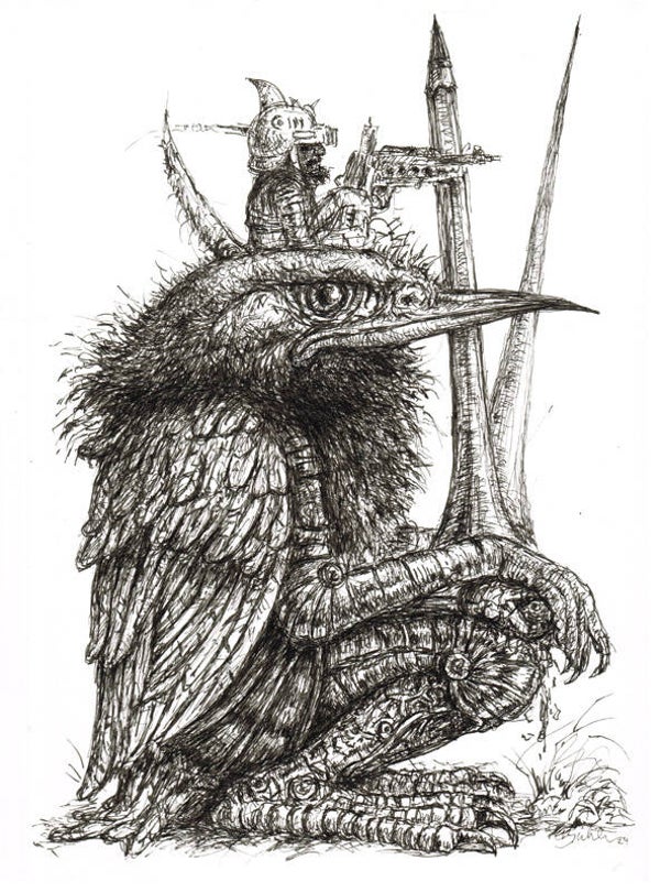 Söldner 1 (Originalzeichnung)