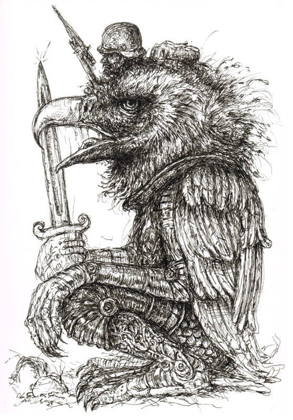 Söldner 2 (Originalzeichnung)