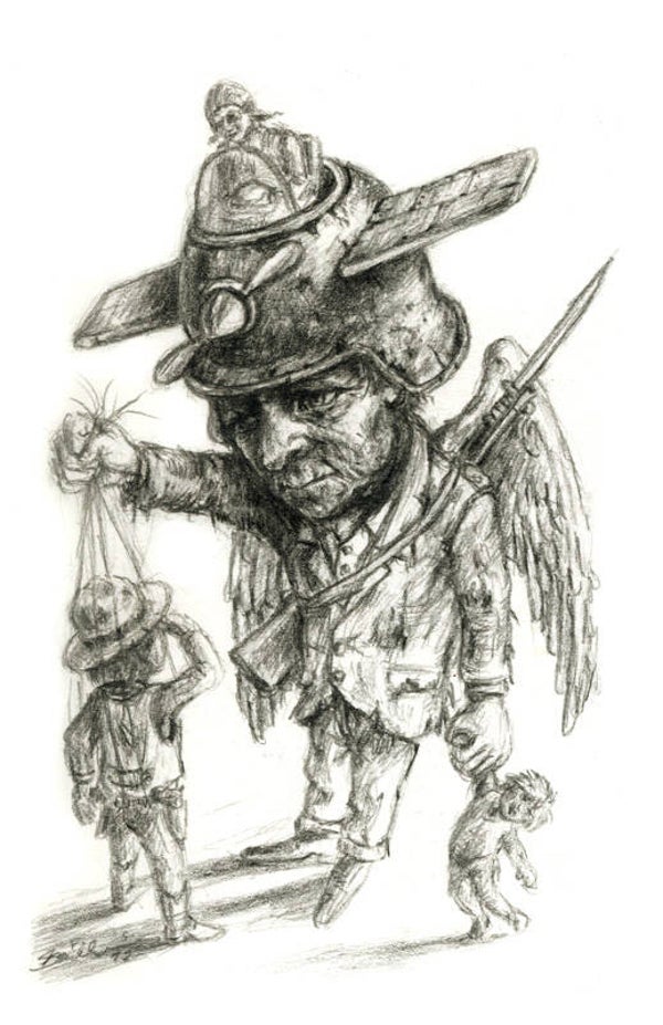 Vorführung (Originalzeichnung)