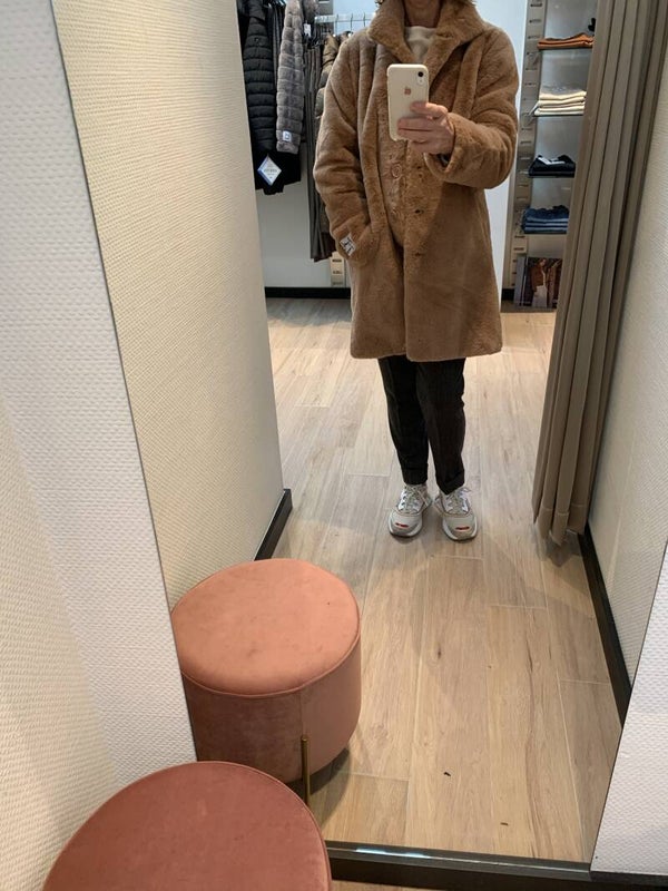 Fluffy coat