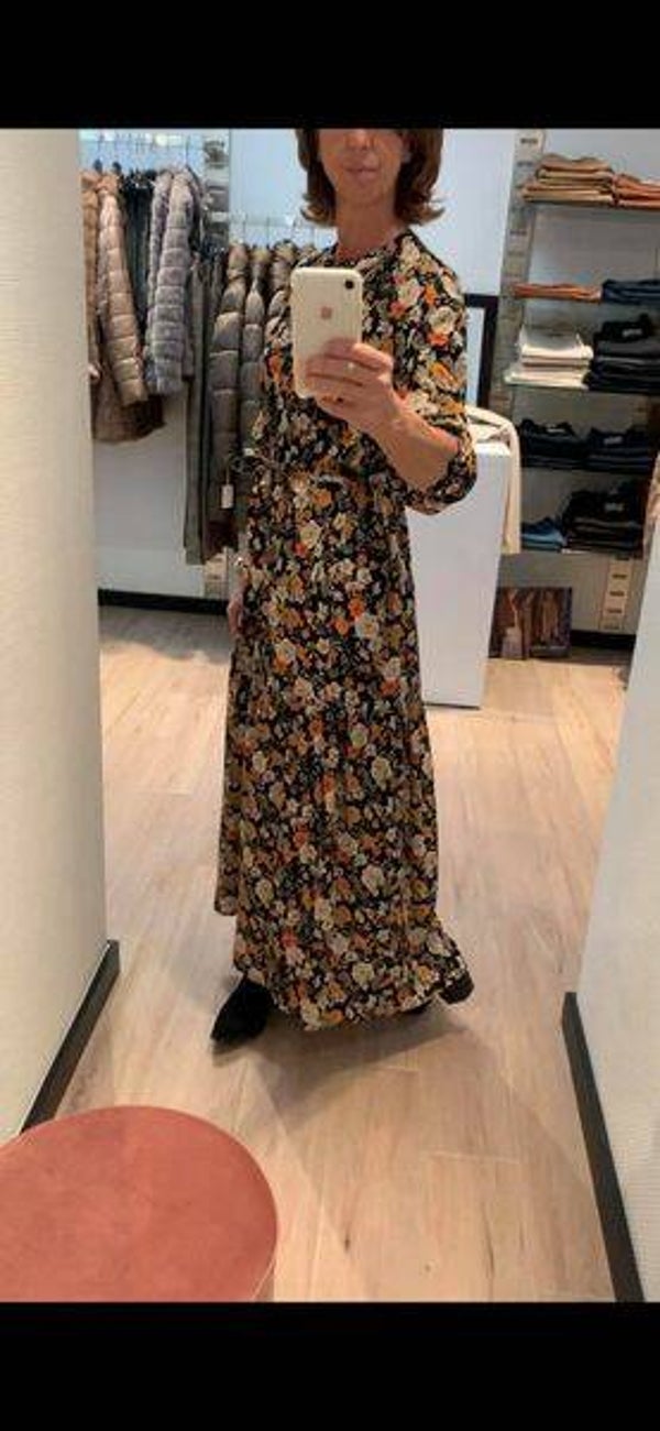 lang gebloemd kleed