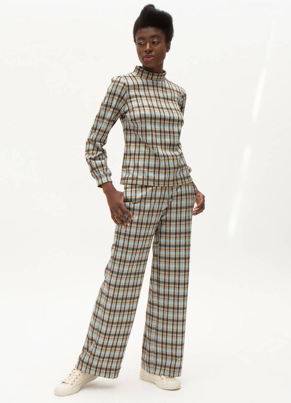 Broek in tartanpatroon