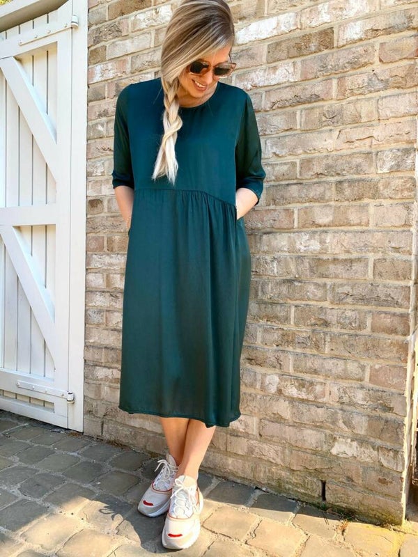 Midi petrol dress