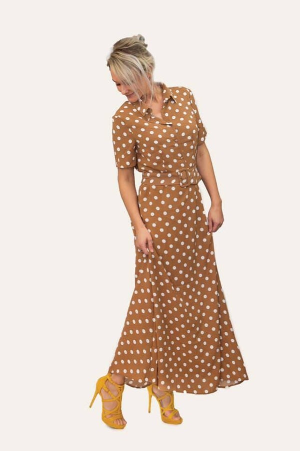 Retro polka dot