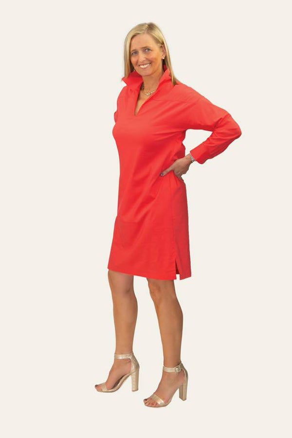 Shorty red dress